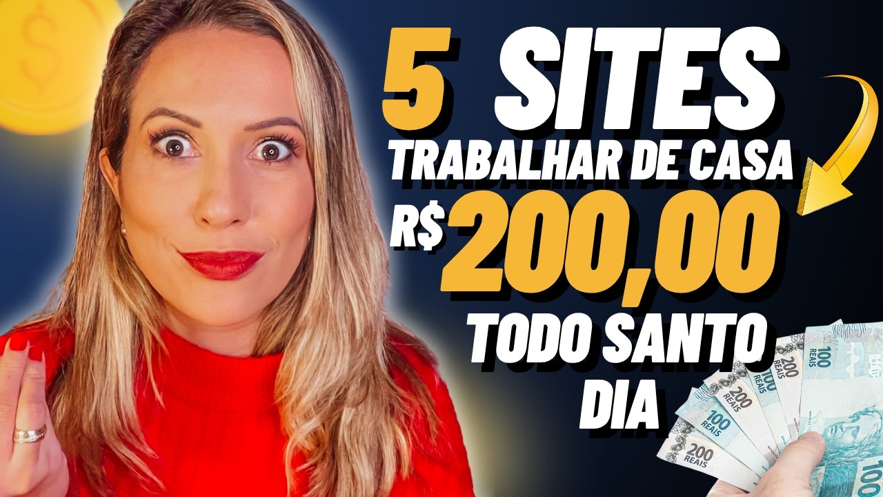 5 Sites Para Ganhar Dinheiro Trabalhando em Casa