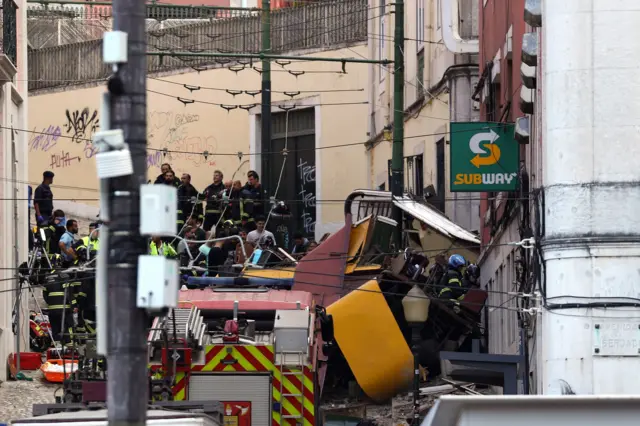Tragédia em Lisboa: Acidente com o Elevador da Glória Resulta em 15 Mortes e 18 Feridos - Imagem do artigo original