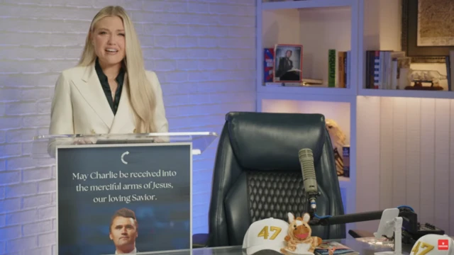 Erika Kirk Faz 1ª Declaração Após Morte de Charlie Kirk - Imagem do artigo original
