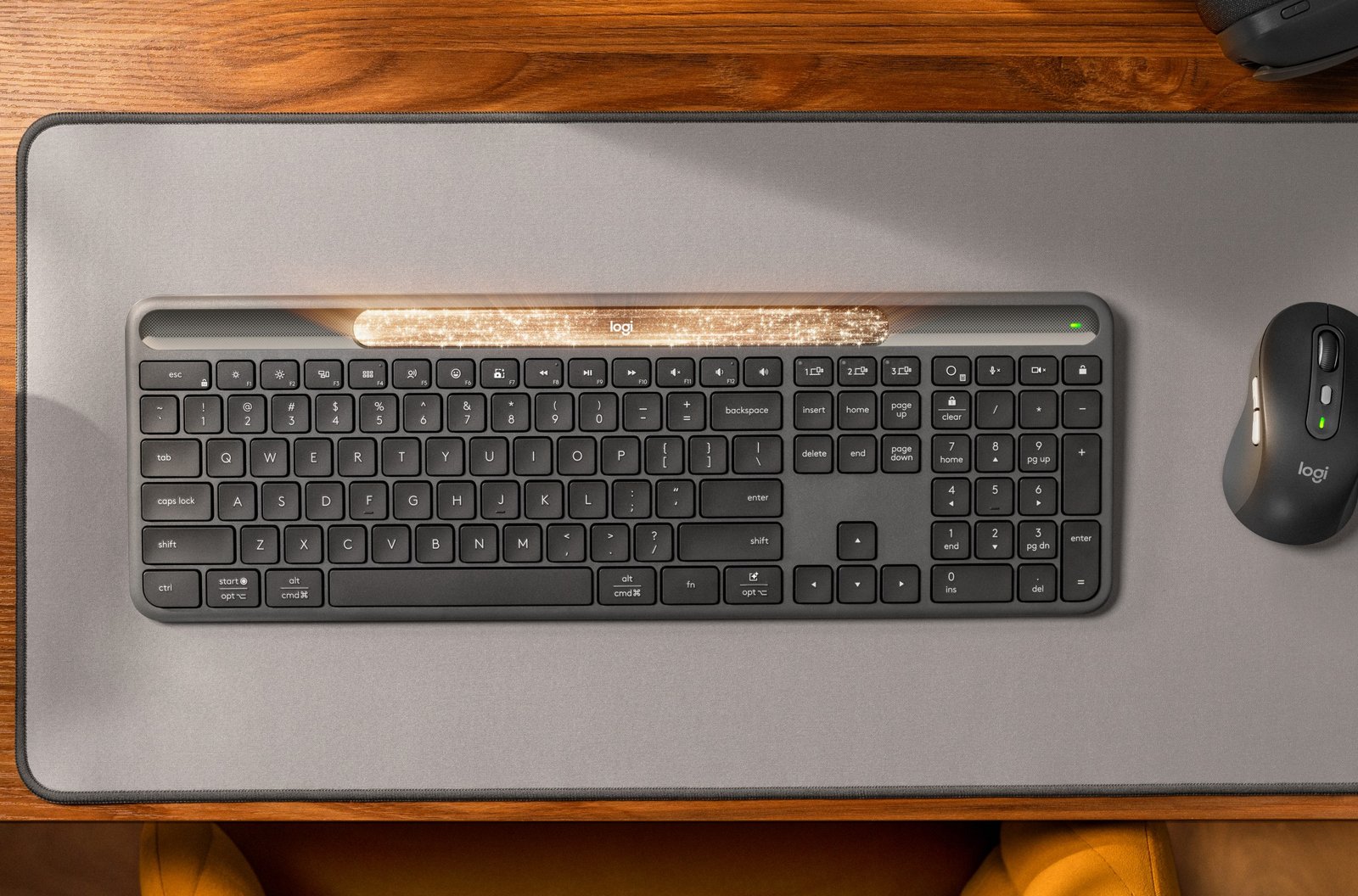 Logitech Lança Teclado K980 Solar que Dispensa Sol por US$ 99 - Imagem do artigo original