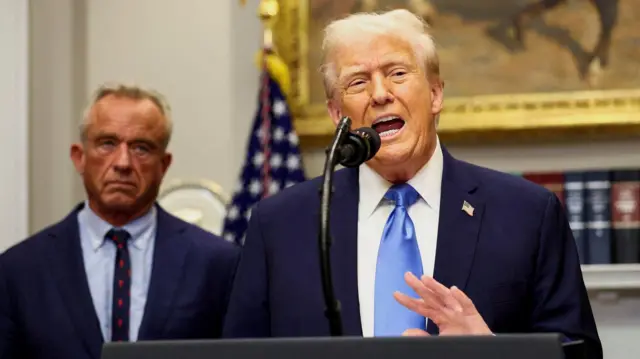 Donald Trump e alegações sobre Paracetamol, Vacinas, Autismo - Imagem do artigo original