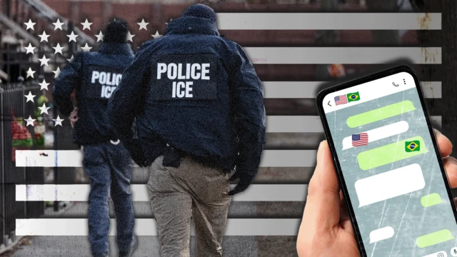 Imigrantes brasileiros nos EUA usam drones contra ICE - Imagem do artigo original