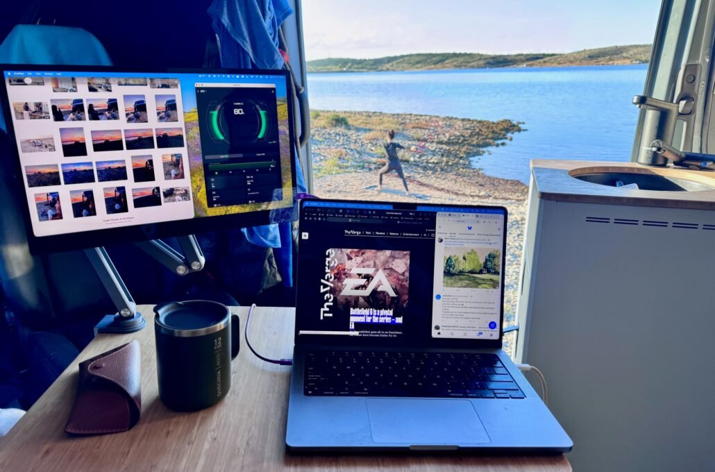 Monitor Portátil Espresso Pro: Revolução no Trabalho Remoto 4K - Imagem do artigo original